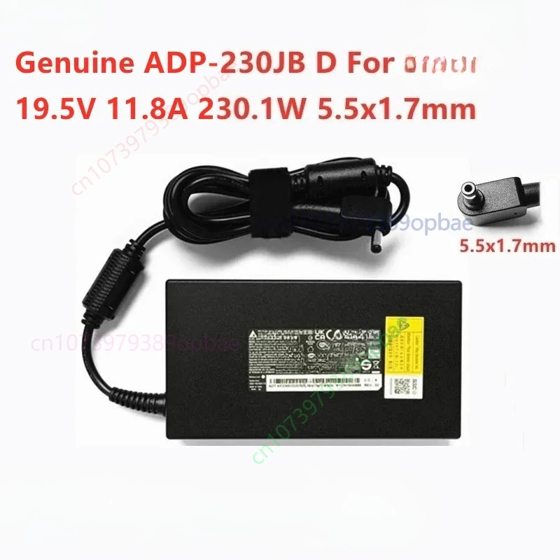 

Genuine For DELTA ADP-230JB D 19.5V 11.8A 230W 5.5x1.7mm AC Adapter For ACER Laptop Power Supply Charger