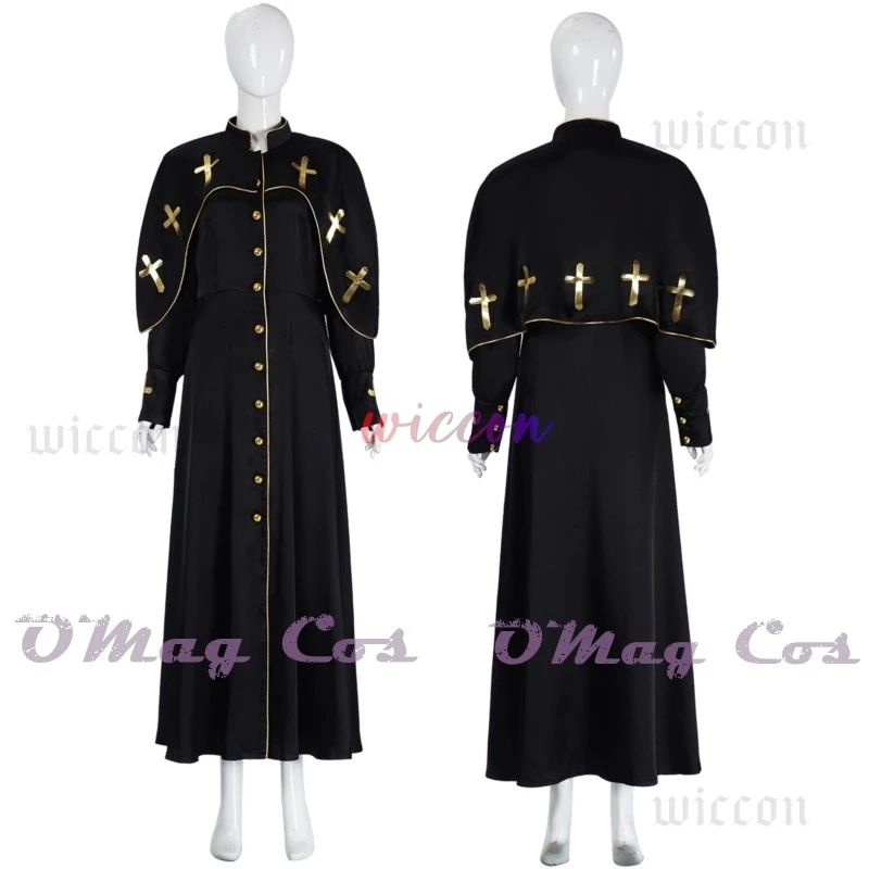 robe-de-culte-de-chorale-d'eglise-pour-femmes-robe-de-pretre-ample-halloween-carnaval-pasteur-clerge-cosplay-manches-longues-col-montant