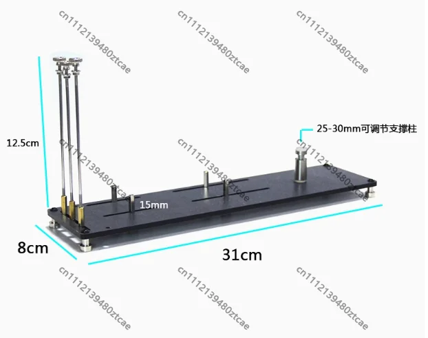 Vertical GPU Bracket PCIE Riser Mount Stand, 3-Slot Graphics Card Holder Rack for PC Case Universal GPU Support
