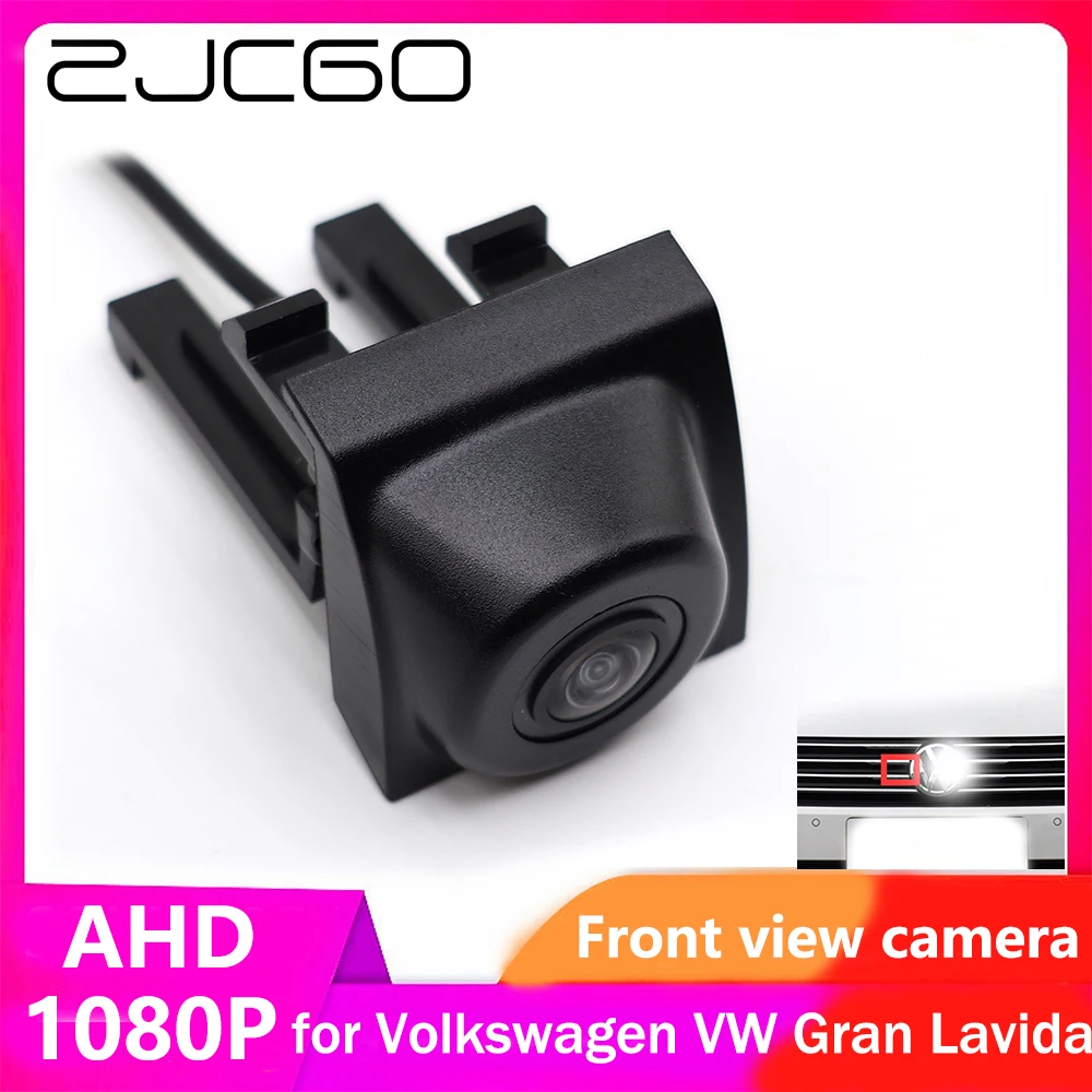 

ZJCGO AHD CVBS 1080P 170° Car LOGO Parking Front View Camera for Volkswagen VW Gran Lavida