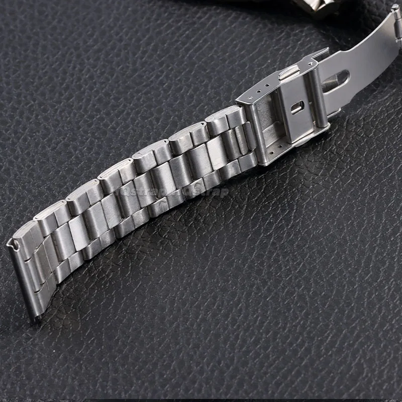 Stainless Steel Band 20mm 22mm Metal Watch Strap Folding Buckle Bracelet  for Seiko for Water Ghost Diving Universal Wristband