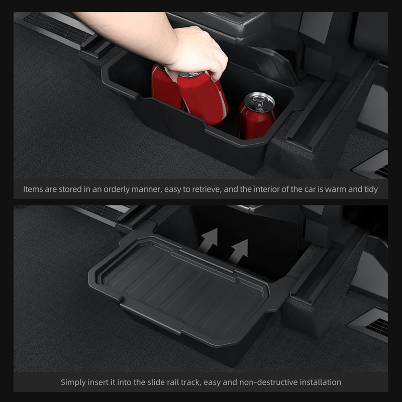 Super Sale For Tesla Rear Seat Storage Box Under Air Vent Storage Case