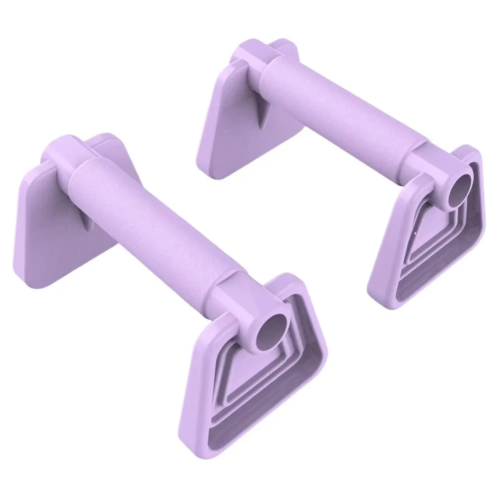 1 Pair Street Fitness Push Up Bar Non-slip Thickened Handle Flatland Push-up Rack Triceps Pectoralis Major Planche Push-up Floor