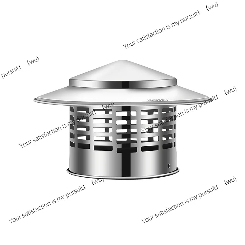 304 stainless steel chimney cover roof roof roof exhaust pipe smoke cap rainproof exhaust hood windproof ventilation cap