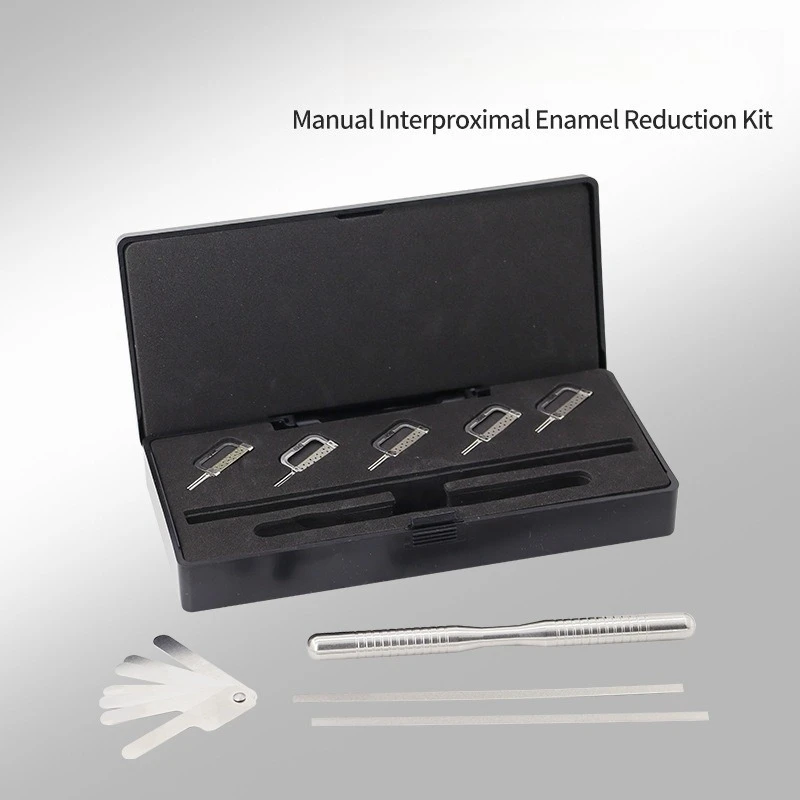 Dental Orthodontic Interproximal Enamel Reduction IPR Kits Automatic Strip Double Sided + Handle