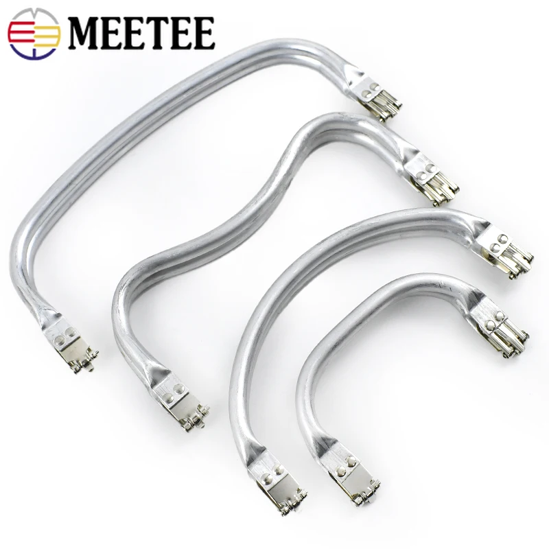 1-5Pcs Metall Kuss Verschluss Geldbörse Rahmen Aluminium Rohr Tasche Griff Brieftasche Rahmen Schnalle DIY Kupplung Tasche teile Hardware Zubehör