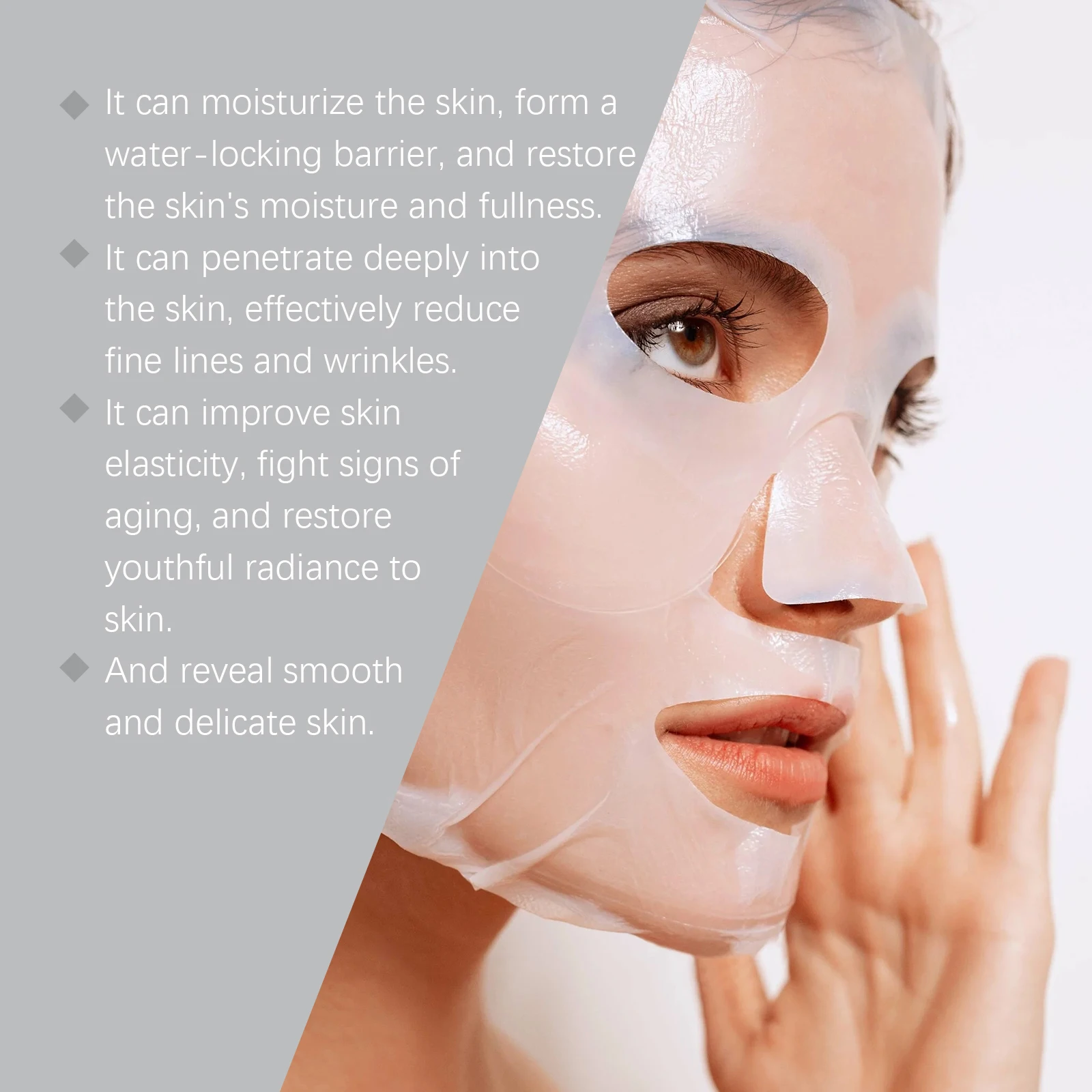 Deep Collagen Anti Wrinkle Lifting Mask Collagen Face Mask Overnight, Deep Collagen Mask for Lifting Firming Moisturizing view 3
