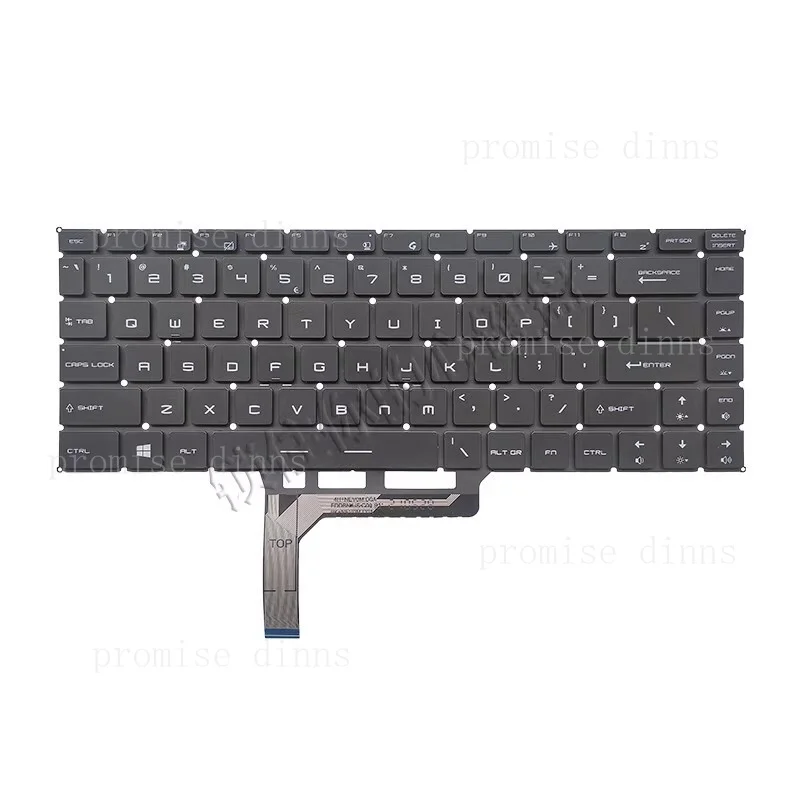 M   for MSI GS65 Stealth 9SD 9SE 9SF 9SG 9SX With Per-Key RGB Backlit US Keyboard