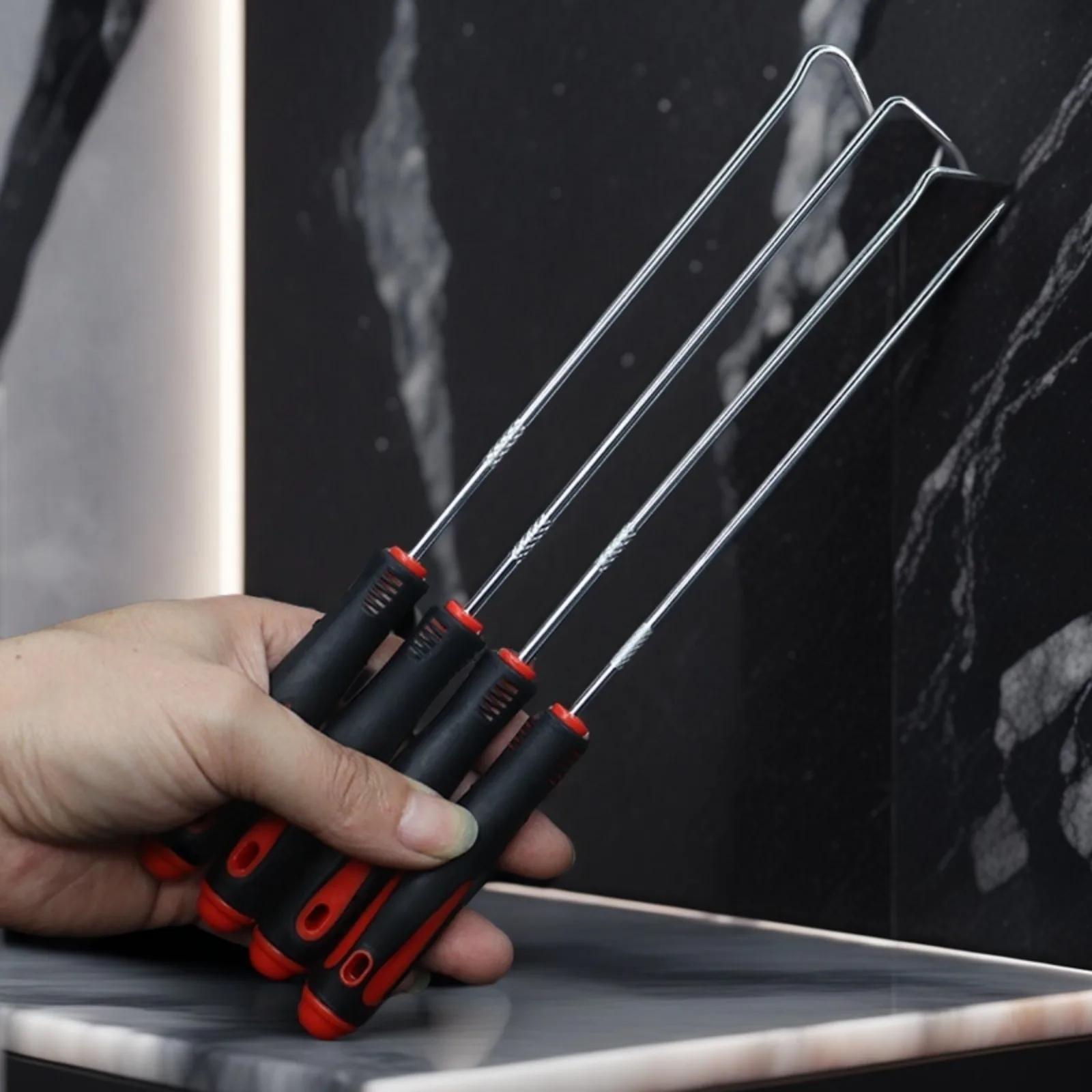 2 juegos de ganchos para reparación y mantenimiento de automóviles, herramientas de garantía para reparación de neumáticos, destornillador de sello de aceite, herramientas de extracción de tiras de pantalla, herramientas de reparación de electrodomésticos