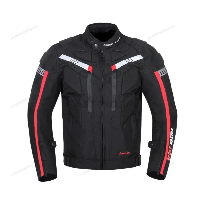 

Men's Biker Jacket Waterproof Motorcyclist Motorcycle Jacket Wear-Resistant Motorcycle Accessories Anti-Fall Racing Jacket