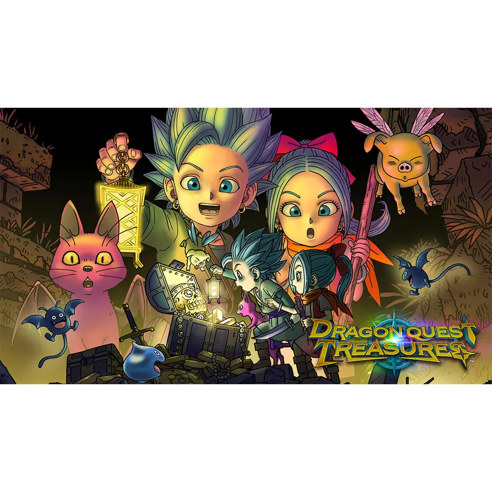 DRAGON QUEST TREASURES نينتندو سويتش لعبة صفقات بطاقة الألعاب المادية RPG النوع للتبديل OLED لايت دعم التلفزيون منضدية يده