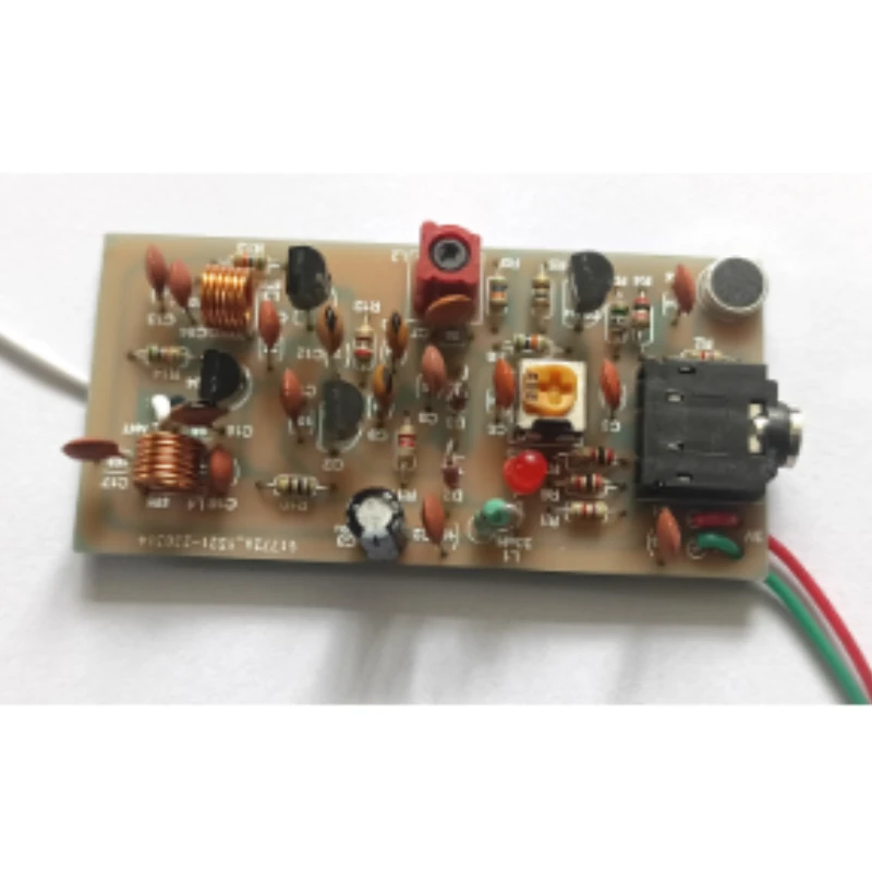 (Loose Parts) FM Transmitter Kit DIY Wireless Microphone Close Range Radio Station Electronic Production