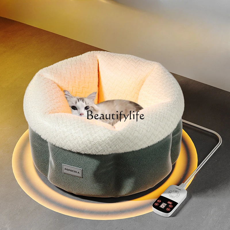 Heating Cat Nest Electric Blanket Winter Warm Closed Pet Cat Heating Constant Temperature Winter