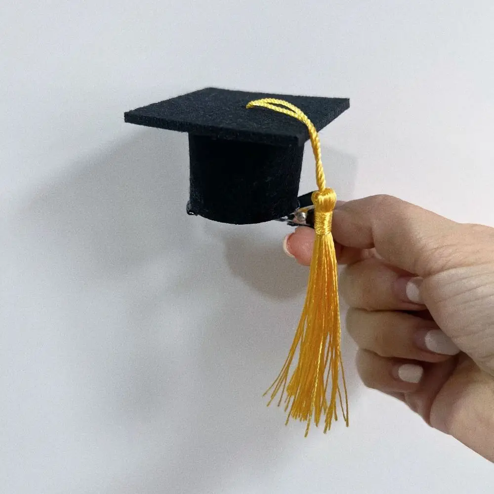 

Graduation Season Mini Doctor Hat Small Graduation Hat Celebrate Party Mini Bachelor Hat Hairpin Mini Doctor Hat Congratulations