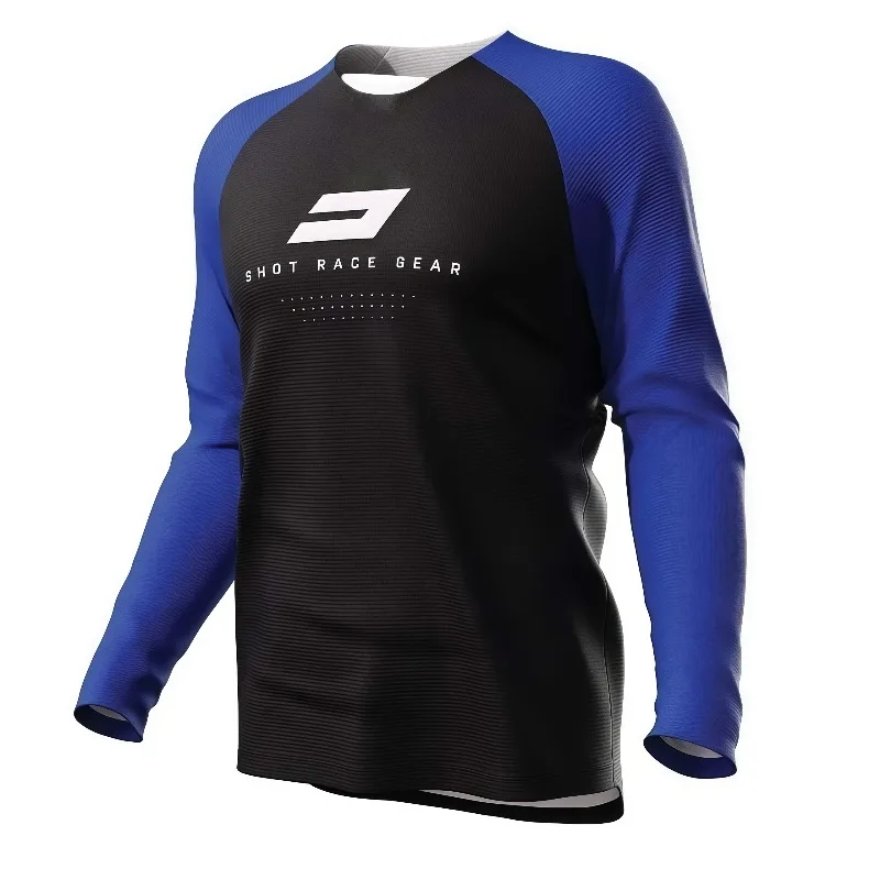 

Футболка с длинными рукавами для езды на мотоцикле и технологией быстросохнущего 3D-принта для повышенного комфорта