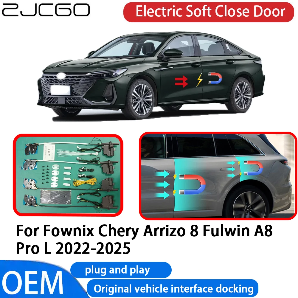 

for Fownix Chery Arrizo 8 Fulwin A8 Pro L 2022-2025 Car Automatic Electric Soft Close Door Closer System OEM Plug and Play
