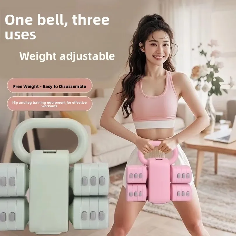 Adjustable Weight Dumbbell Set for Women 5kg Disassembly Arm-Slimming Fitness Equipment Household Gym for Girls