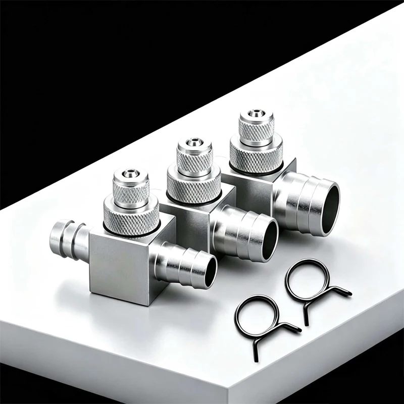 Aquarium CO2 Nebulizer CO2 Generator Pressure Reducing Valve Accessories Metal CO2 External Diffuser Fish Tank CO2 Nebulizer