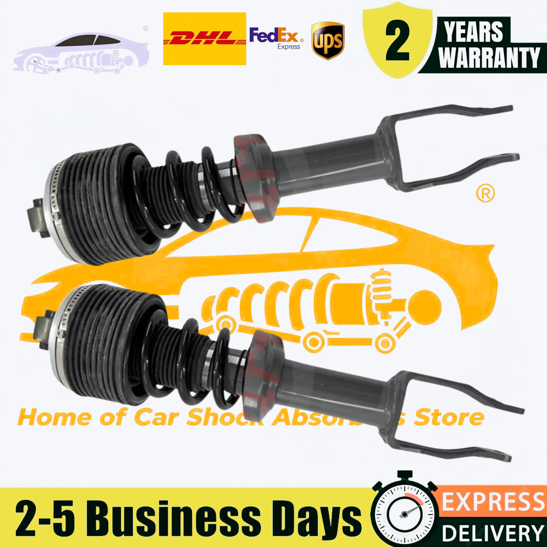 2 Pieces Front Left and Right Shock Absorber Strut 4T0412019AH Fit Lamborghini Huracan 2015-2021 4T0412019AJ 4T0412019AH
