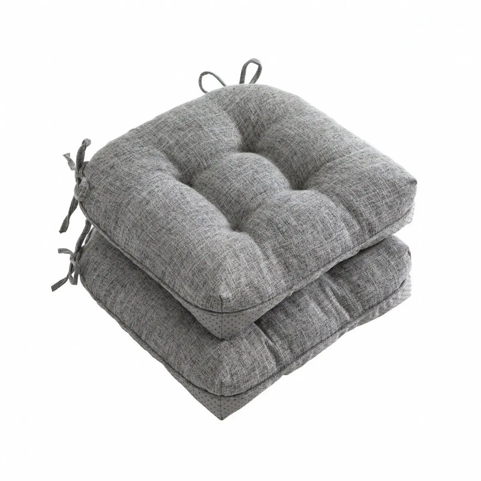 Comfortable Seat Pad for Garden Chairs with Tufted Detailing and Polyester Cover Filling