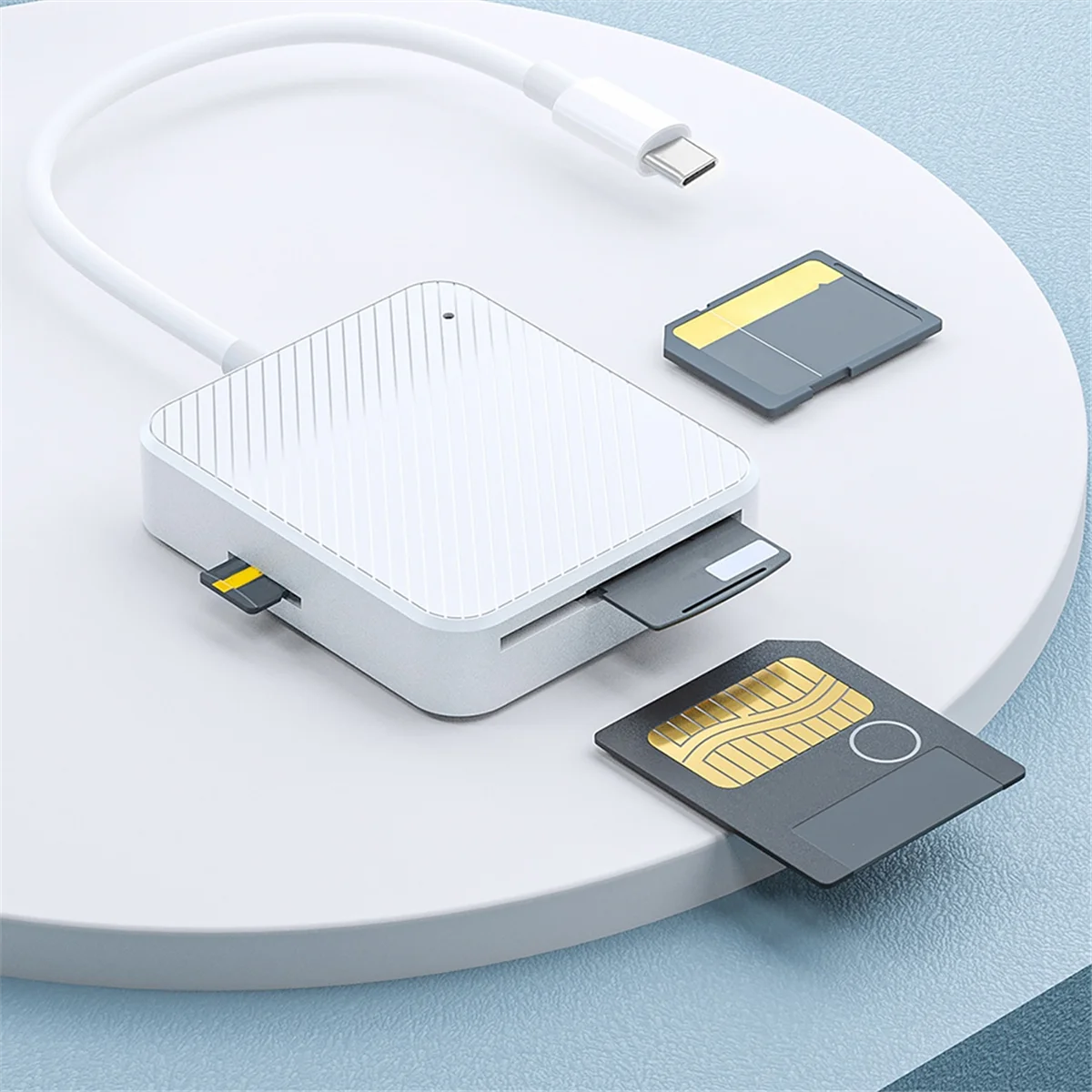 A56XQ 4 in 1 메모리 카드 리더 어댑터 유형 C USB-C 스마트 미디어 OTG M2 SD SM XD 카드 리더기(안드로이드 액세서리용)