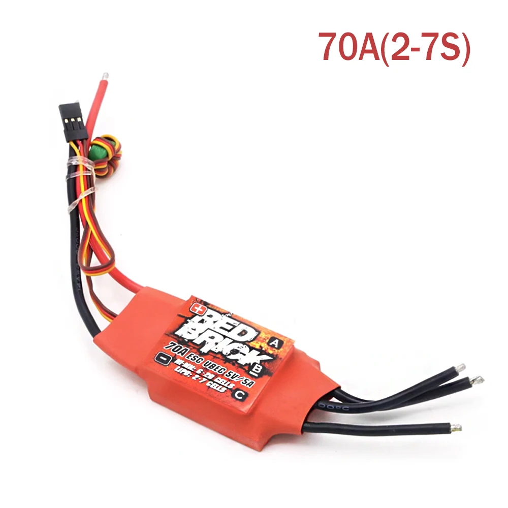 Red Brick Brushless ESC50A-200A 5V/3A 5V/5A BEC Brushless Electronic Speed Controller for FPV Multicopter Drone Speed Controller