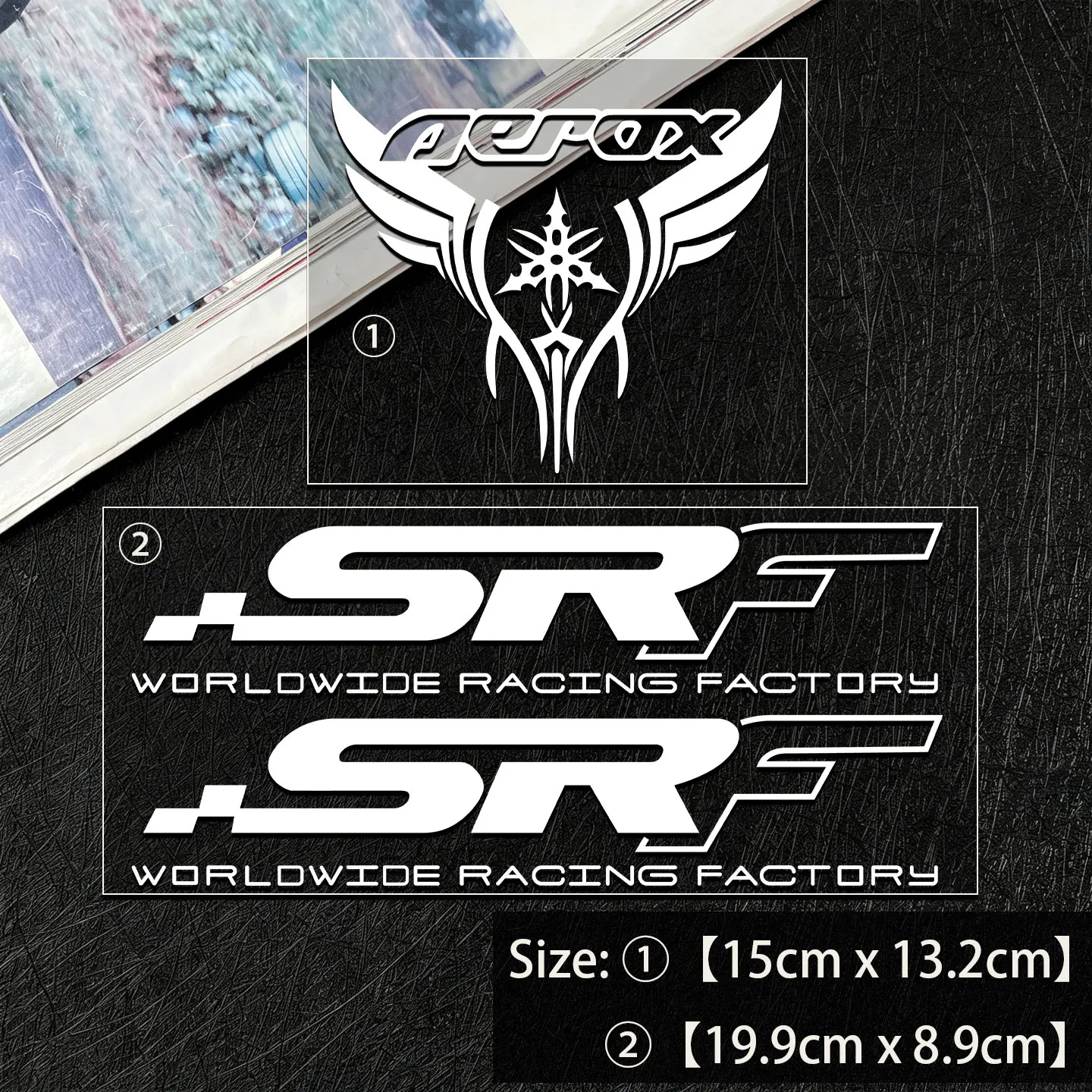 Reflective Fairing Sticker For Aerox 160 155  Motorcycle Body Wing Logo Decal Waterproof Self‑adhesive Motorbike Mod Accessories