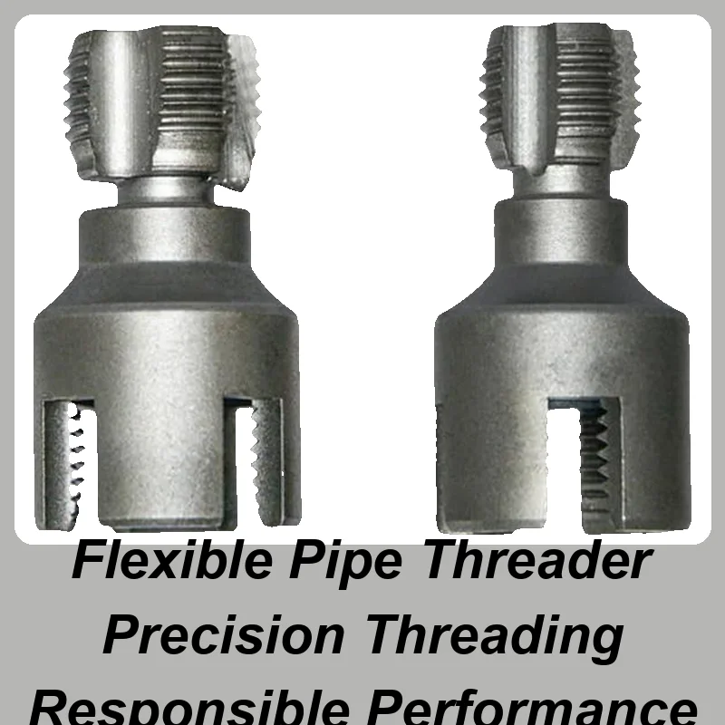 Thread Maker 2X External Pipe Threader Thread Cutting Rethreading Tool For Plumbing Household Workshop Construction Automotive