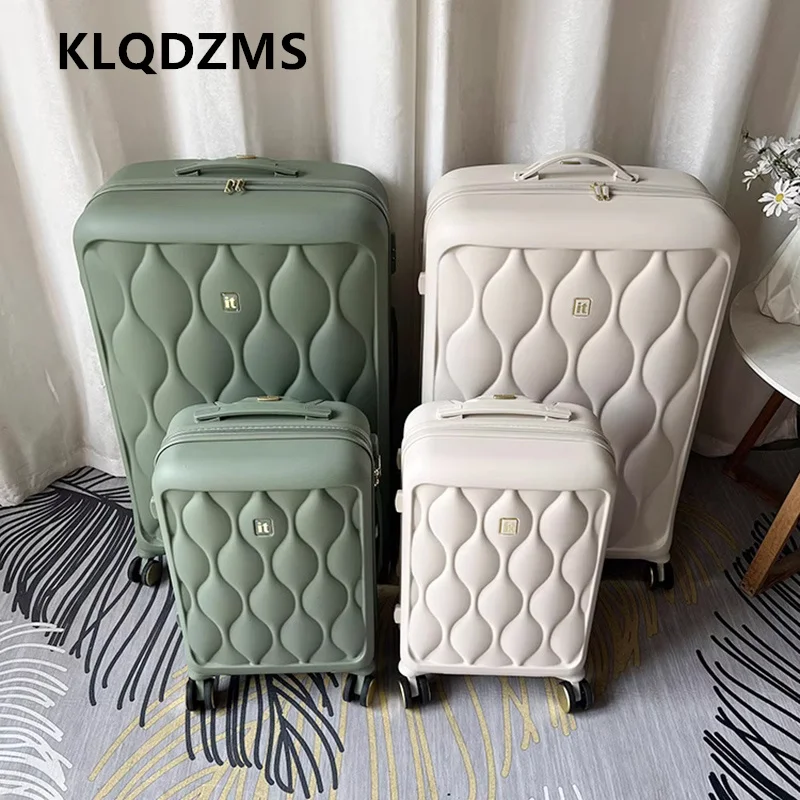 KLQDZMS جديد 20 "29 بوصة سعة كبيرة حقيبة تروللي بعجلات للرجال PC الصعود صندوق الطلاب كلمة المرور صندوق المرأة حمل على السفر الأمتعة #1