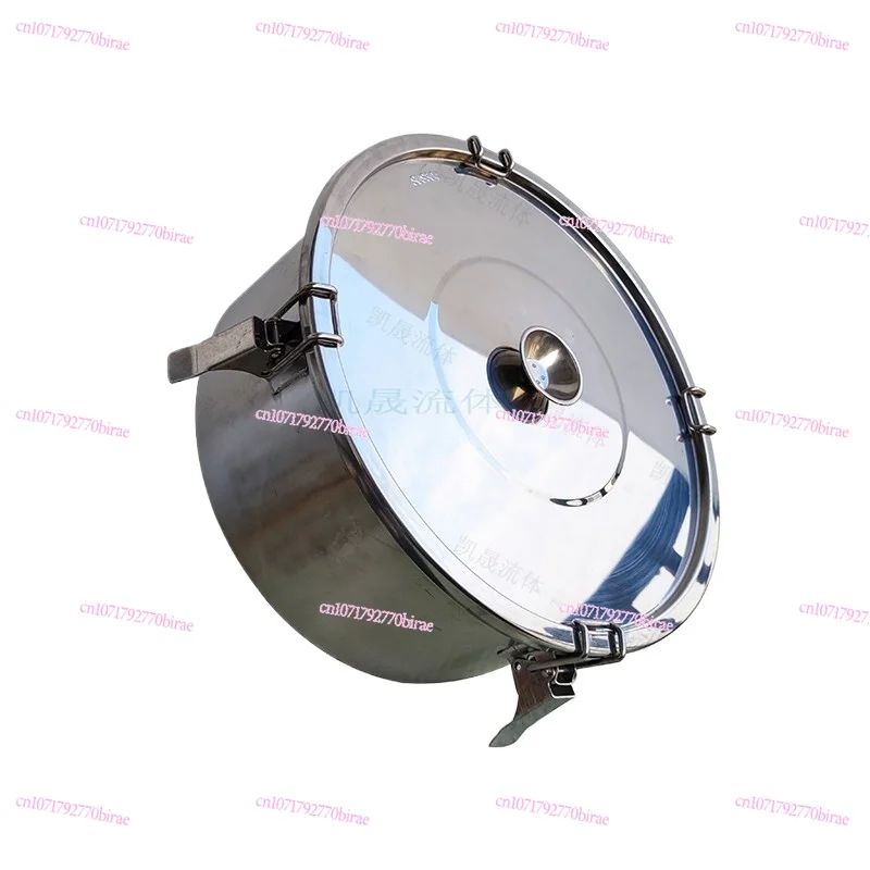 316/304 Sanitary Food Stainless Steel Kitchen Funnel Sealing Cover Hopper Conical Filling Machine Large Diameter