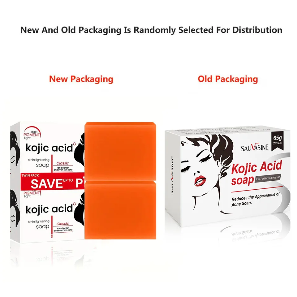 Handmade Kojic Acid Soap Natural Mild Non-irritating Brightening Skin Exfoliator Body Face Cleansing Whitening Soap