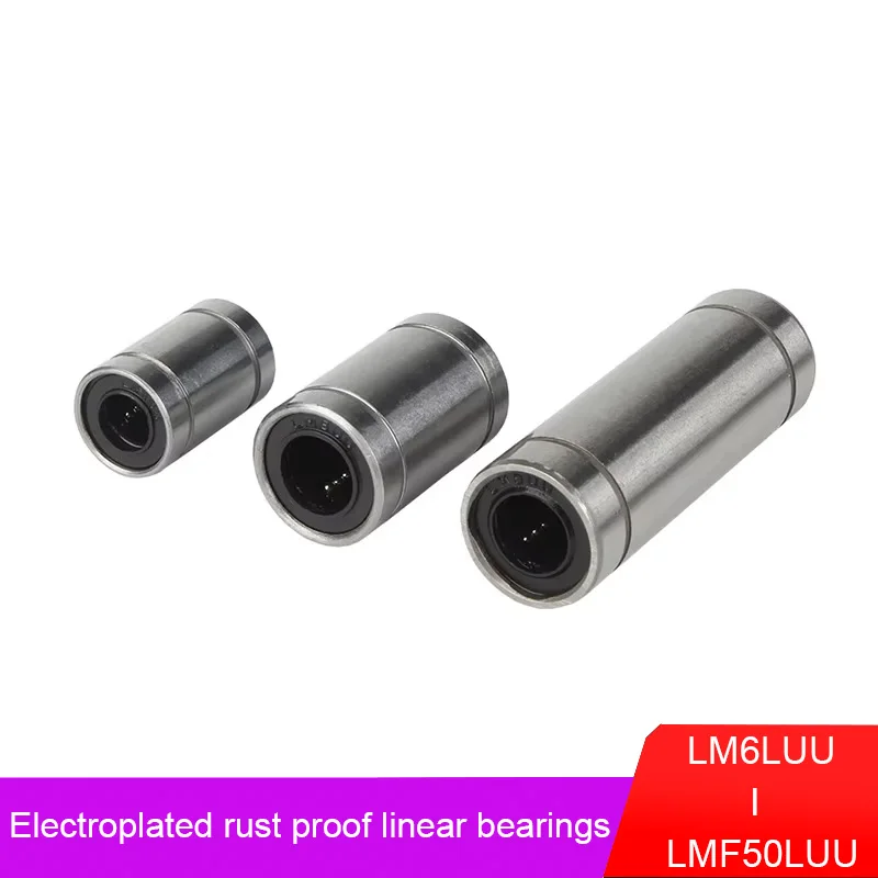 

Electroplated Nickel Linear Bearing Anti-Rust Lengthening, 1pcs Lm6/8/10/12/13/16/20/25/30/35/40uu High Speed Motion Bearing