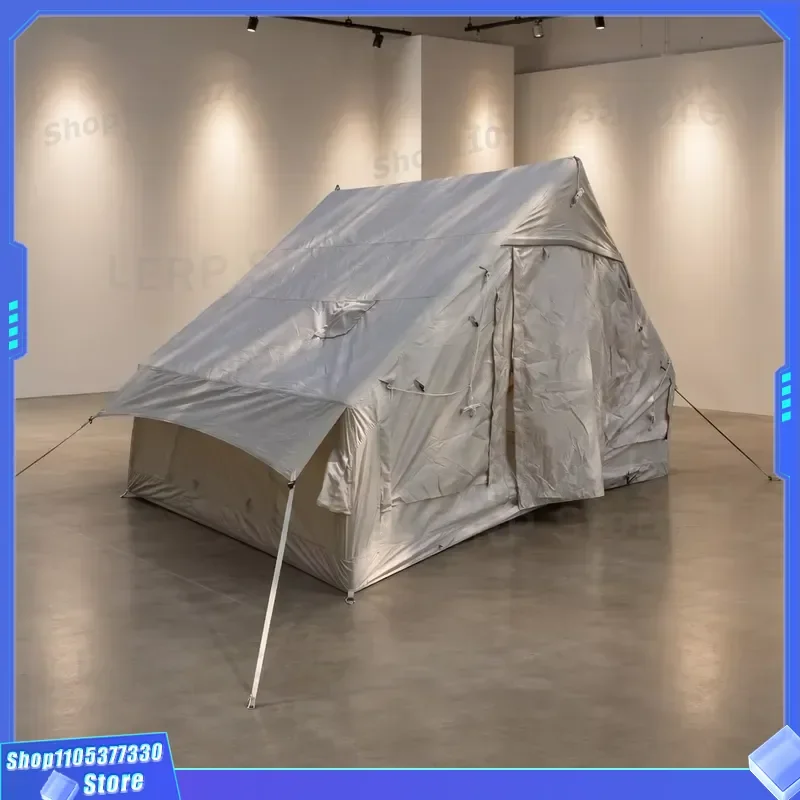 210D Oxford Cloth Inflatable Camping Tent 6.3sqm 13KG Lightweight Waterproof Air Shelter 3x2.1x2m Single Door Blow up House