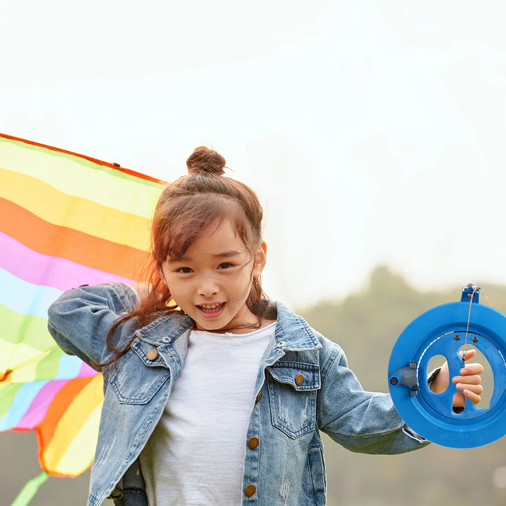 Kit de volant de cerf-volant en plastique, bobines de guidage lisses, outil d'enroulement de ligne de cerf-volant Durable en plein air pour enfants et adultes, 1 ensemble 1 ensemble