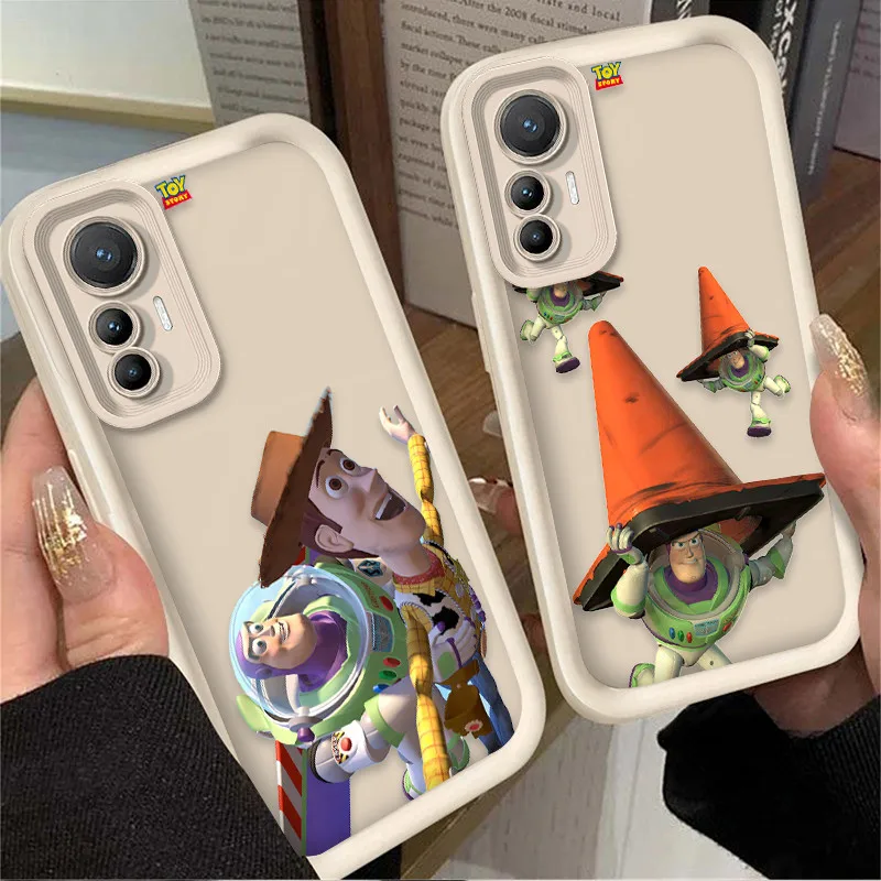 3D Woody Buzz Lightyear Case for Xiaomi Mi 13T 12T 11T 13 12 11 Lite 5G NE POCO X6 X5 X4 GT X3 NFC F3 F4 F5 F6 M6 Pro 4G M5S C65