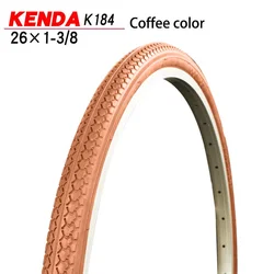 Kenda bicycle tire 26x1-3/8 brown tire K184