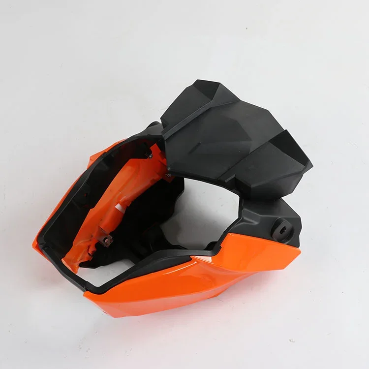 Motorcycle Original Glare Diversion Hood Large Lampshade Decorative Panel Instrument Case Back Light Box for Haojiang Hj150-7a