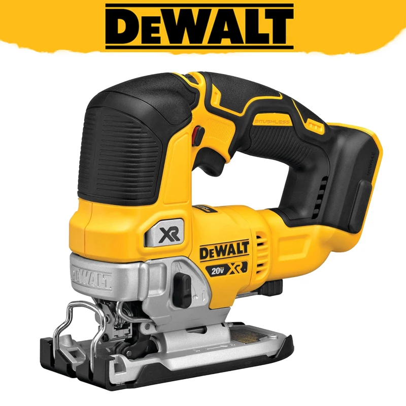 DEWALT DCS334 20V MAX XR Brushless Jig Saw With D Handle Variable Speed Scroll Jigsaw Multi-Function Power Tool For Woodworking