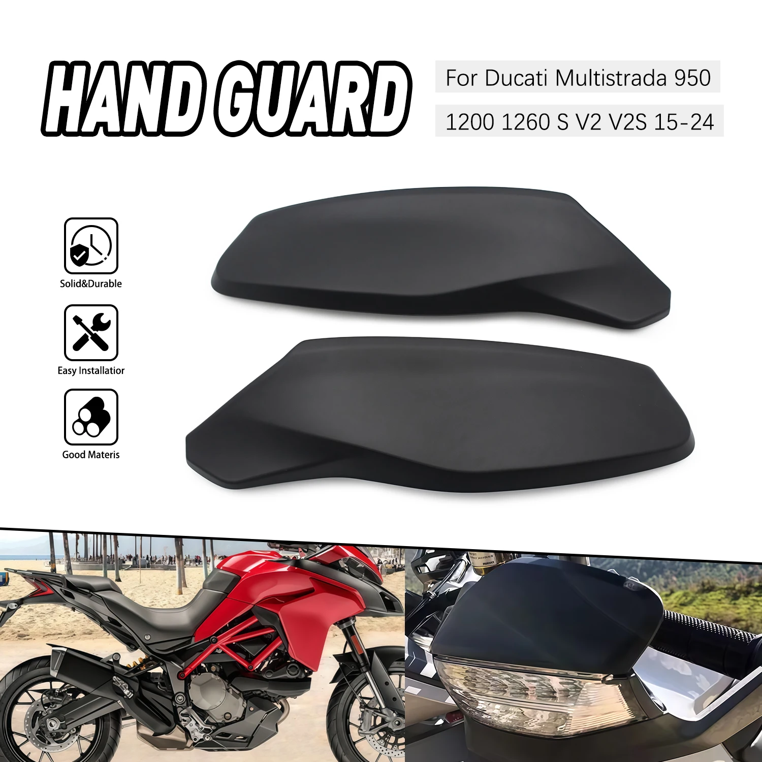 

For Ducati MULTISTRADA MTS 950 1200 1260 MTS950 MTS1200 Motorcycle Accessories Handle Guard Handlebar Handguards Shields Cover