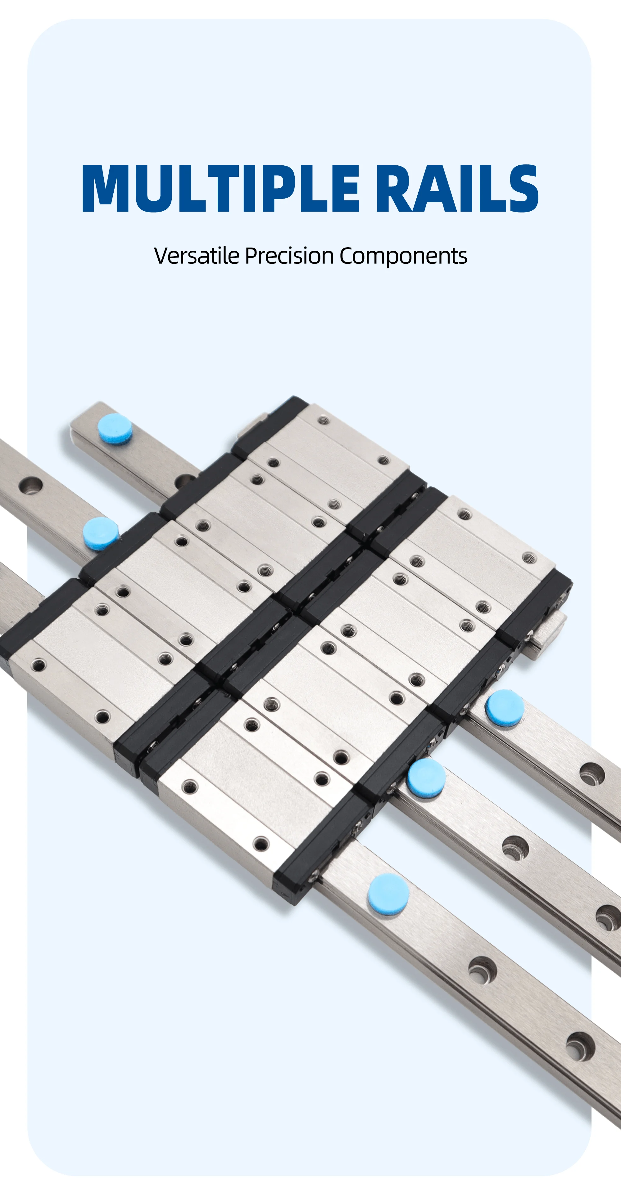 MGN Miniatur-Linearschiene mit 2 Blöcken – MGN7/MGN9/MGN12/MGN15 – C- und H-Typ – Gleitbahn 100–800mm für CNC-Maschine, 3D-Drucker, Lasergravierer, Roboterarm, Automatisierung, hochpräzise Linearführung – Detail 4