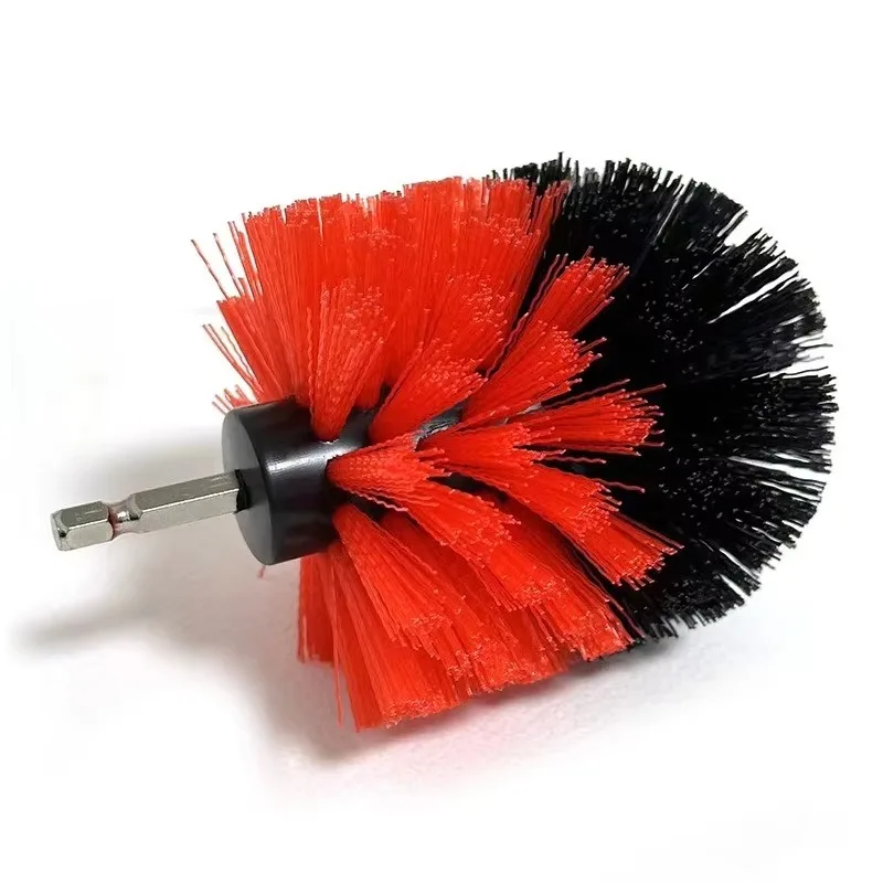 3,5 Zoll Elektrische Wäscher Pinsel Bohrer Pinsel Kunststoff Runde Reinigung Pinsel Für Teppich Glas Auto Reifen Nylon Pinsel Auto Reinigung – Detail 7