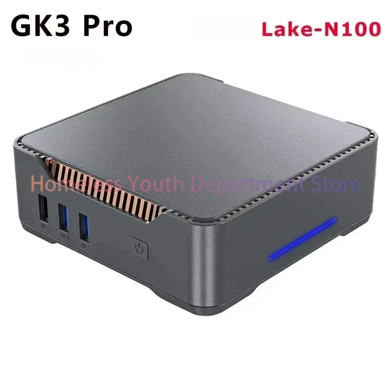 GK3V GK3 Pro Lake N100 Mini PC 8GB 256GB Windows 11 Pro 16GB 512GB WIFI5 BT4.2 Desktop Game Computer 8GB 128GB N5095