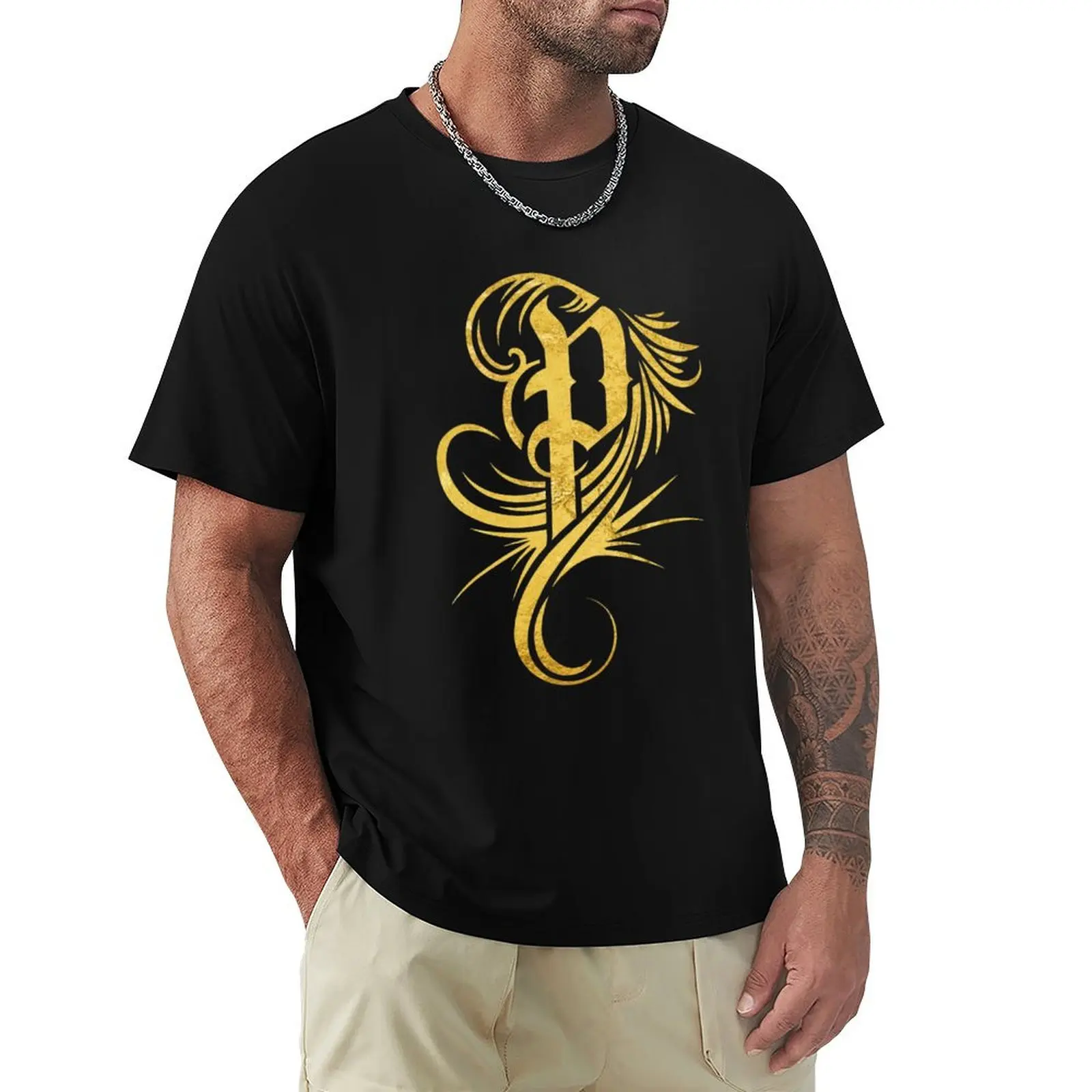 POLYPHIA T-Shirt Large Size Casual Short Sleeve Top