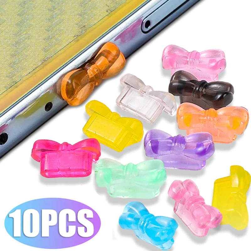 1-10PCS Colorato Tipo C Tappi Antipolvere Porta di Ricarica Del Telefono Mobile Protezione Tappo di Copertura Antipolvere per IPhone 15 Pro Max Samsung Xiaomi