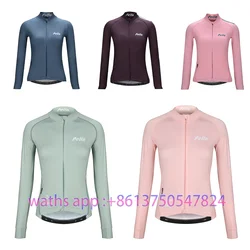 Pella Women's Cycling Jersey Long Sleeve Spring Bicycle Running Thin Roupa Ciclismo Feminina Riding Equipment