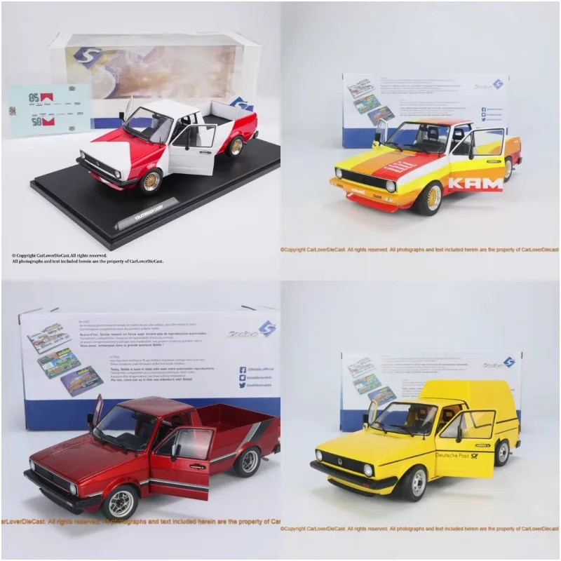 Solido 1/18 Volkswagen Caddy Mk.1 1982 Diecast Car Model Limited Edition Static Collection Cars Model Home Display New Boy Gifts