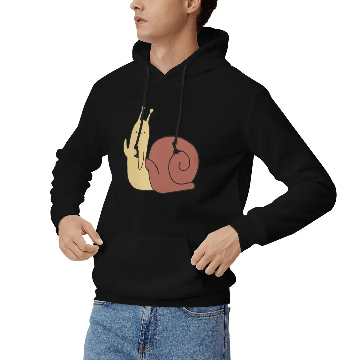 Adventure Time Snail Hoodies Men Women Casual Pullover Sweatshirts Fashion Long Sleeve Clothing Autumn Winter