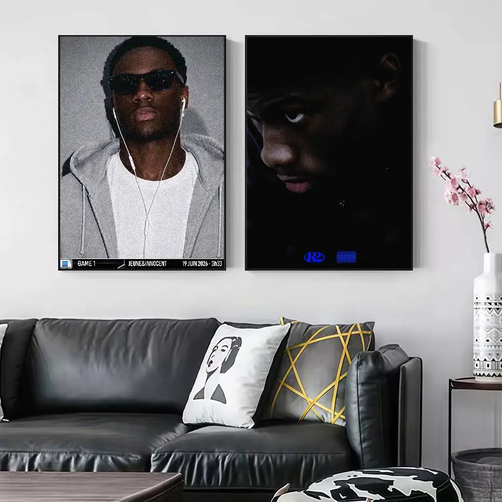 Rapper R-R2 JEUNE INNOCENT Peelable Self-adhesive Poster Stickers Are Suitable For Frameless Wall Decoration In A Room