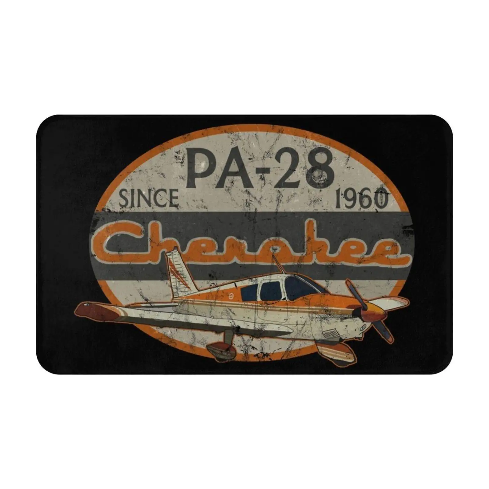 Pa-28 Piper Cherokee Since 1960 Retro Vintage Design Soft Cushion Car Home Carpet Door Mat Piper Pa28 Pa 28 Cherokee Vintage