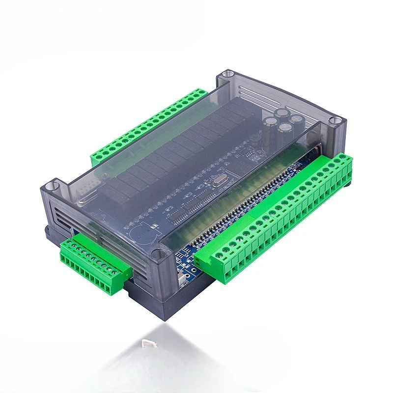 PLC industrial control board FX3U-32MR/MT input and output 6AD-2DA supports MODBUS controller